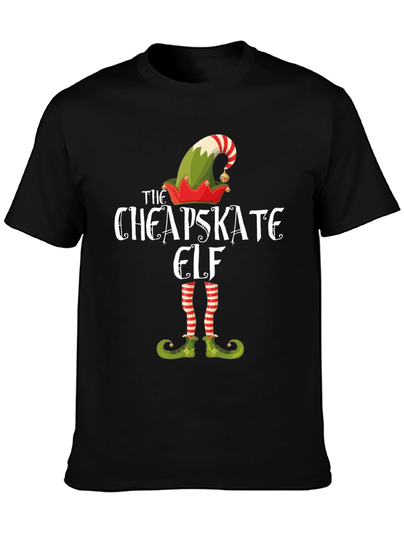 Cheapskate Elf Graphic T-Shirt