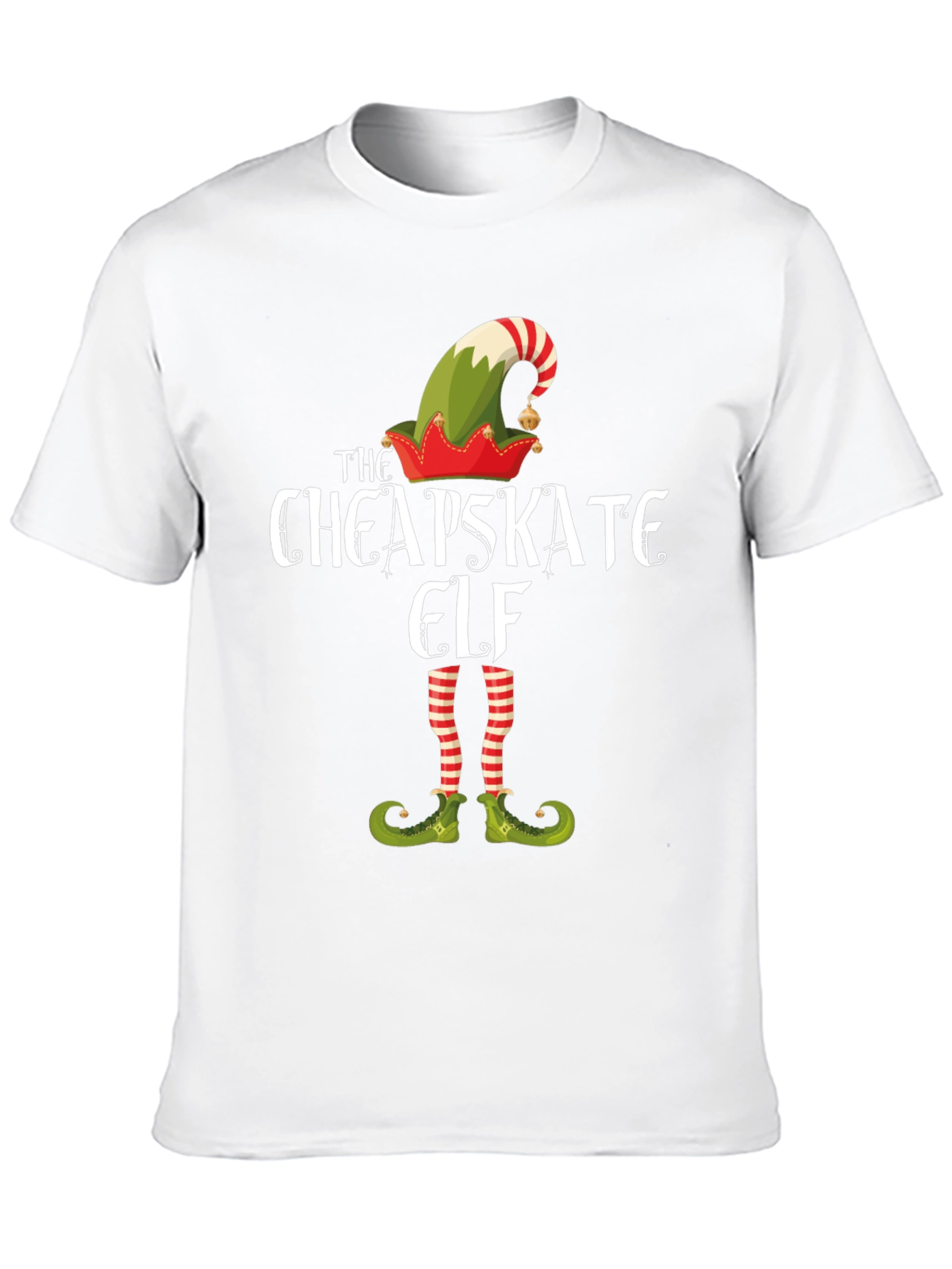 Cheapskate Elf Graphic T-Shirt