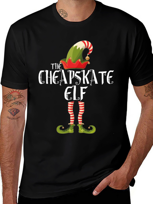 Cheapskate Elf Graphic T-Shirt