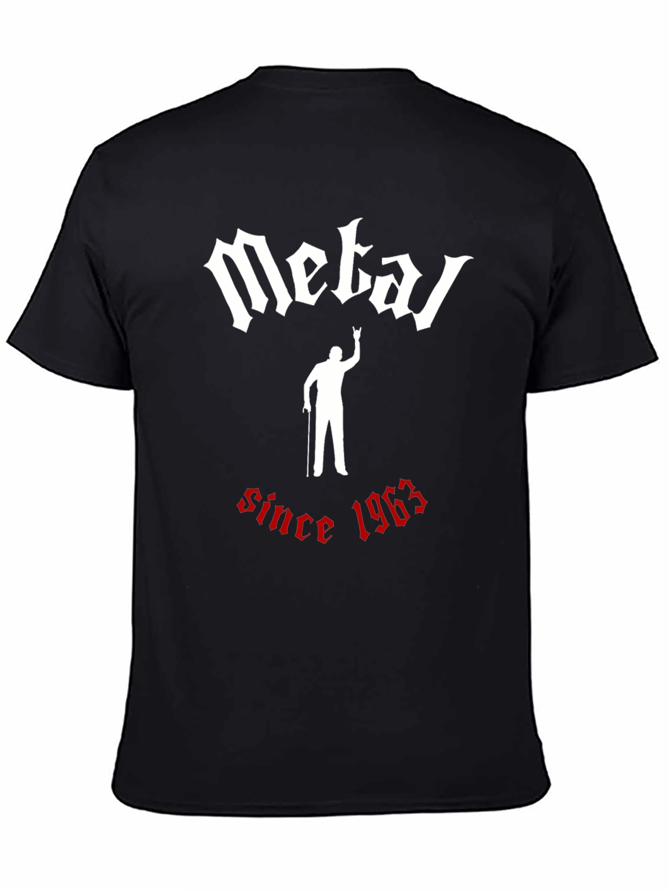 Metal Since 1963 Black Graphic T-Shirt