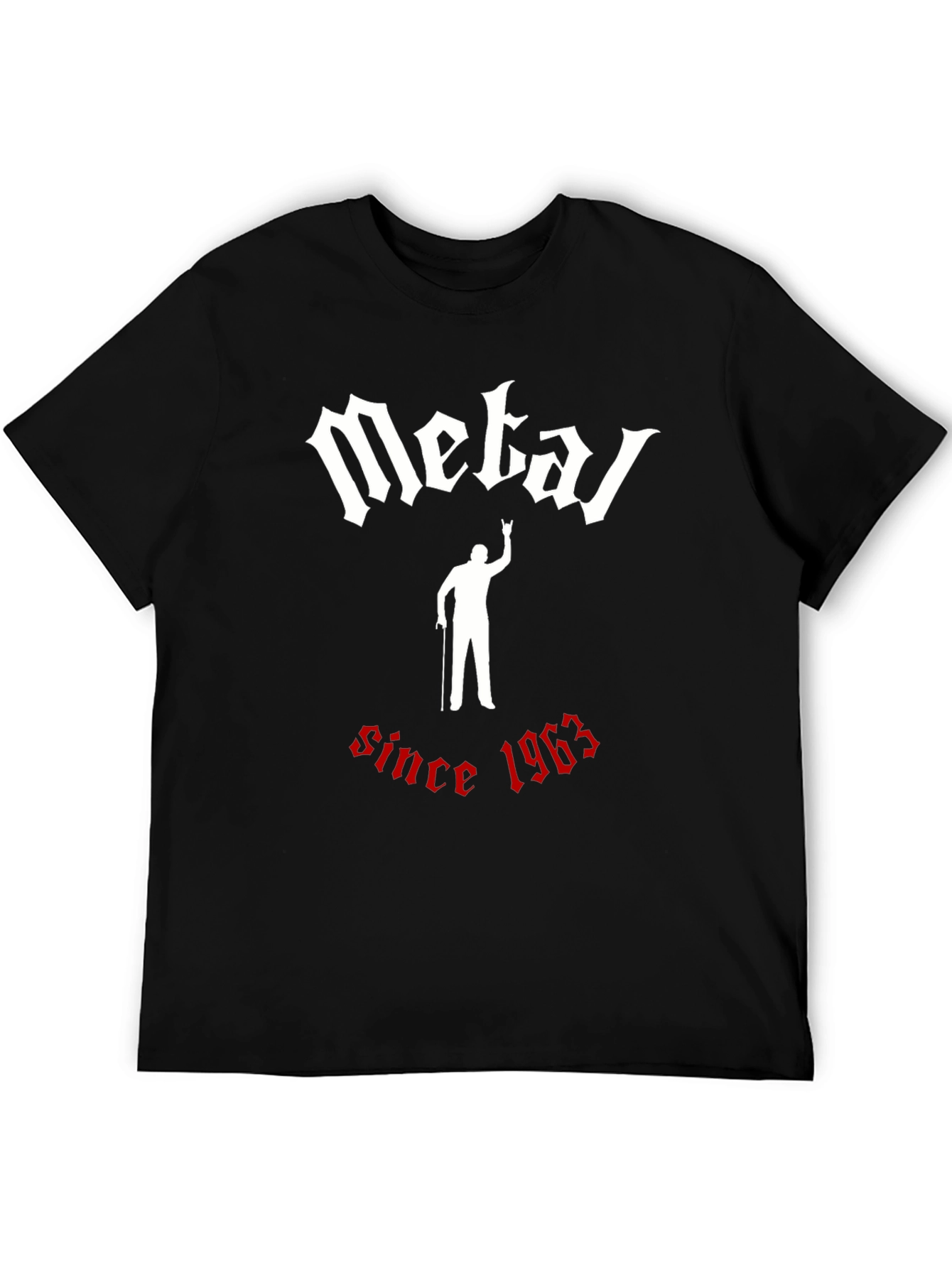 Metal Since 1963 Black Graphic T-Shirt