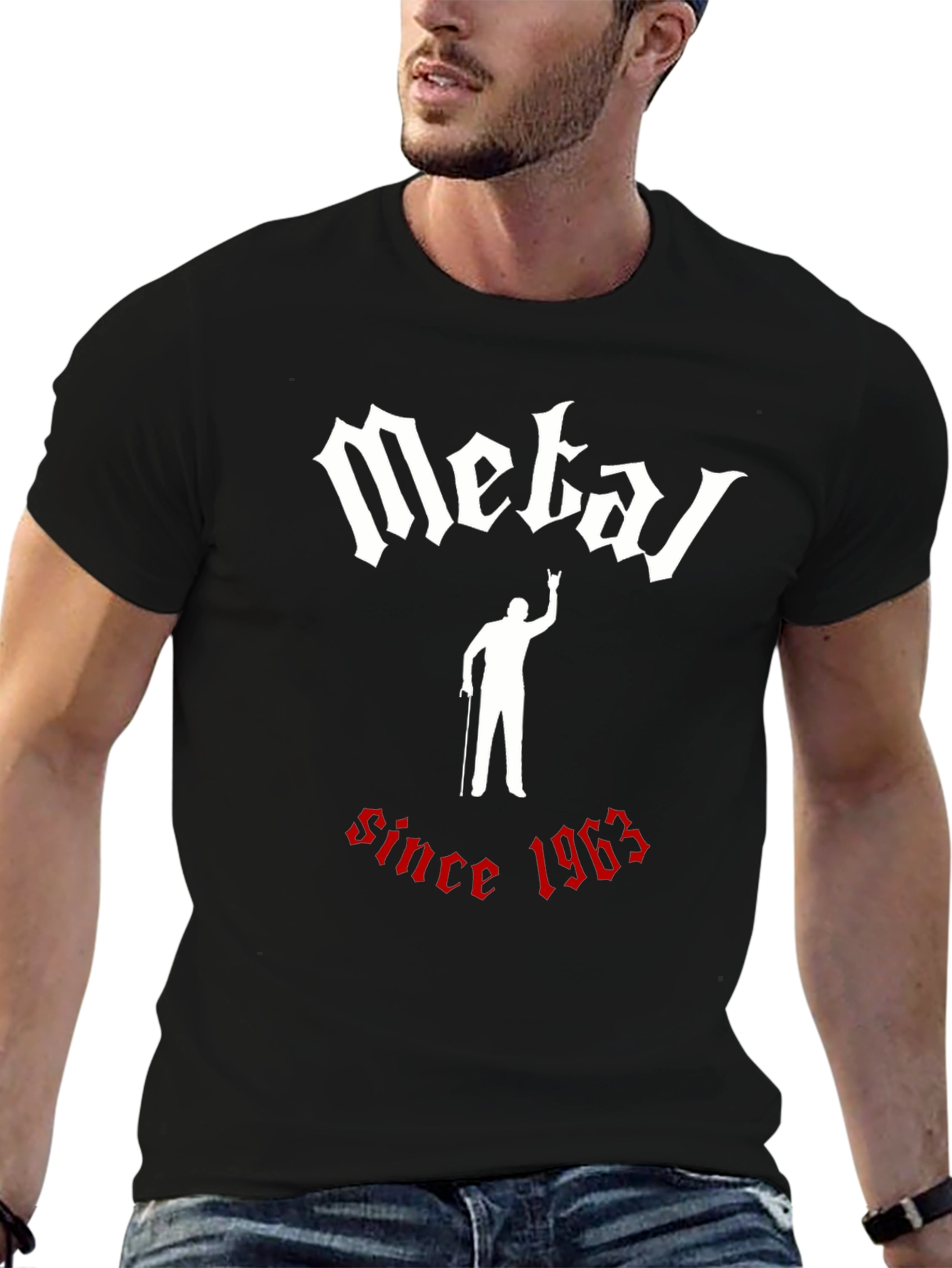 Metal Since 1963 Black Graphic T-Shirt