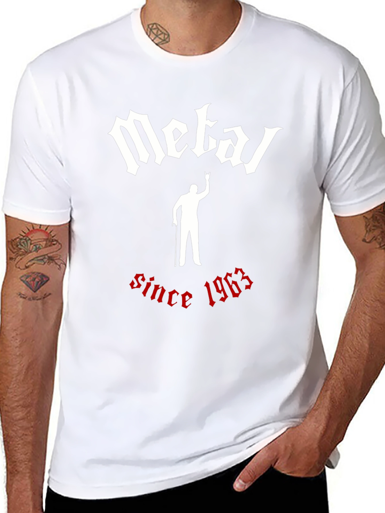 Metal Since 1963 Black Graphic T-Shirt