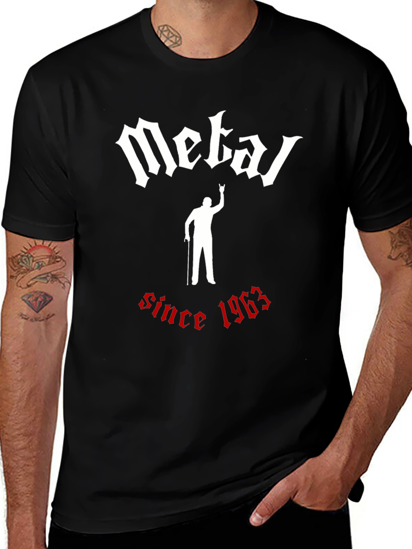 Metal Since 1963 Black Graphic T-Shirt