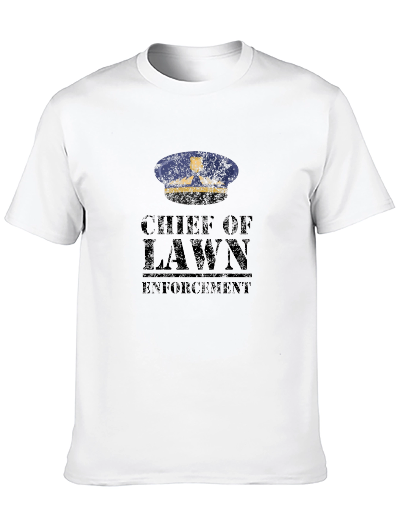 Chief of Lawn Enforcement T-Shirt - Black