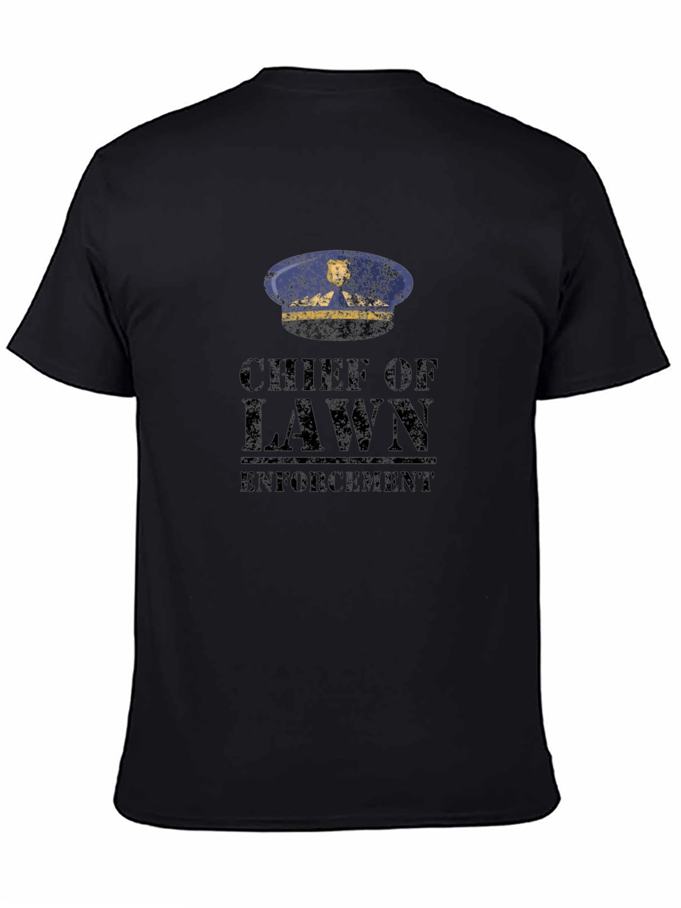 Chief of Lawn Enforcement T-Shirt - Black