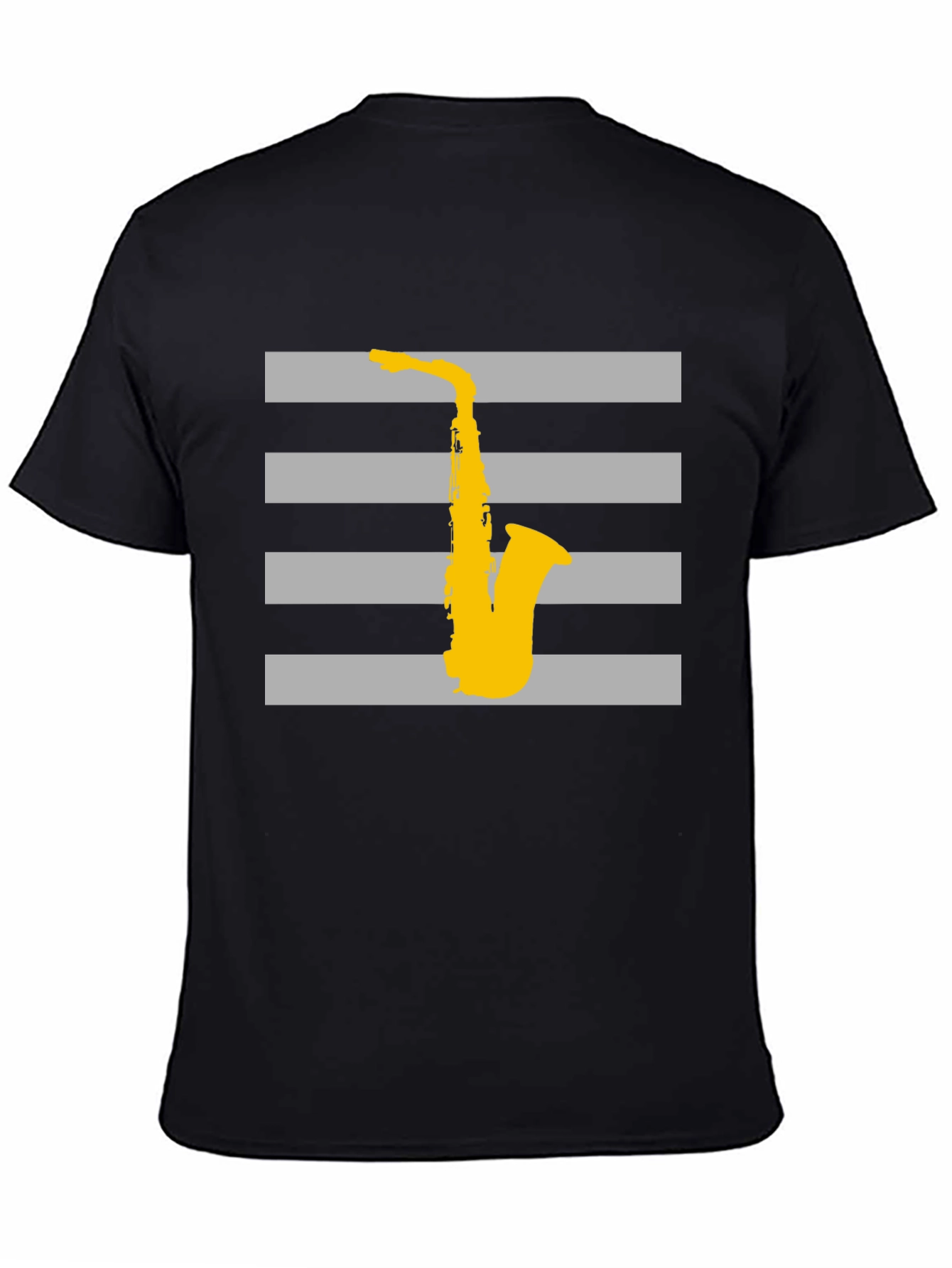 Saxophone Graphic Tee - Cool Music Lover T-Shirt