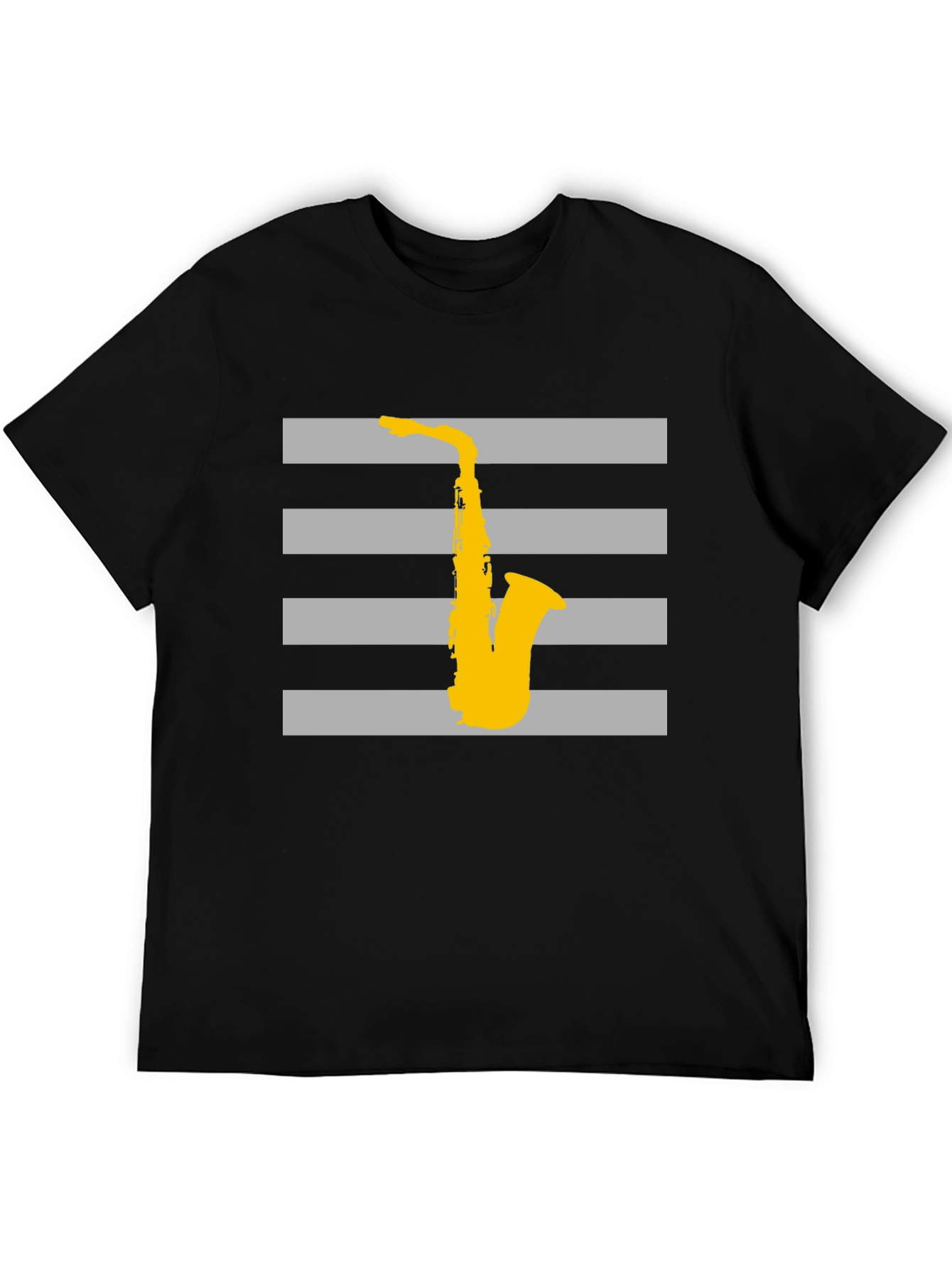 Saxophone Graphic Tee - Cool Music Lover T-Shirt