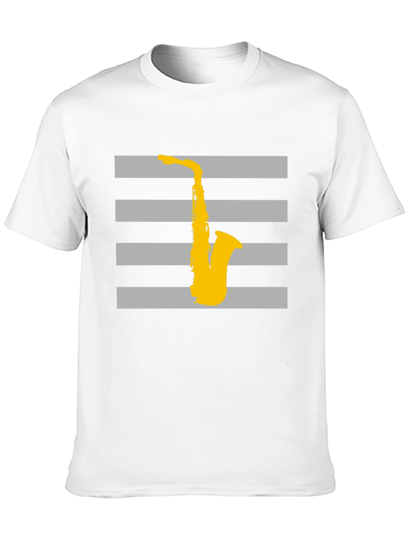 Saxophone Graphic Tee - Cool Music Lover T-Shirt