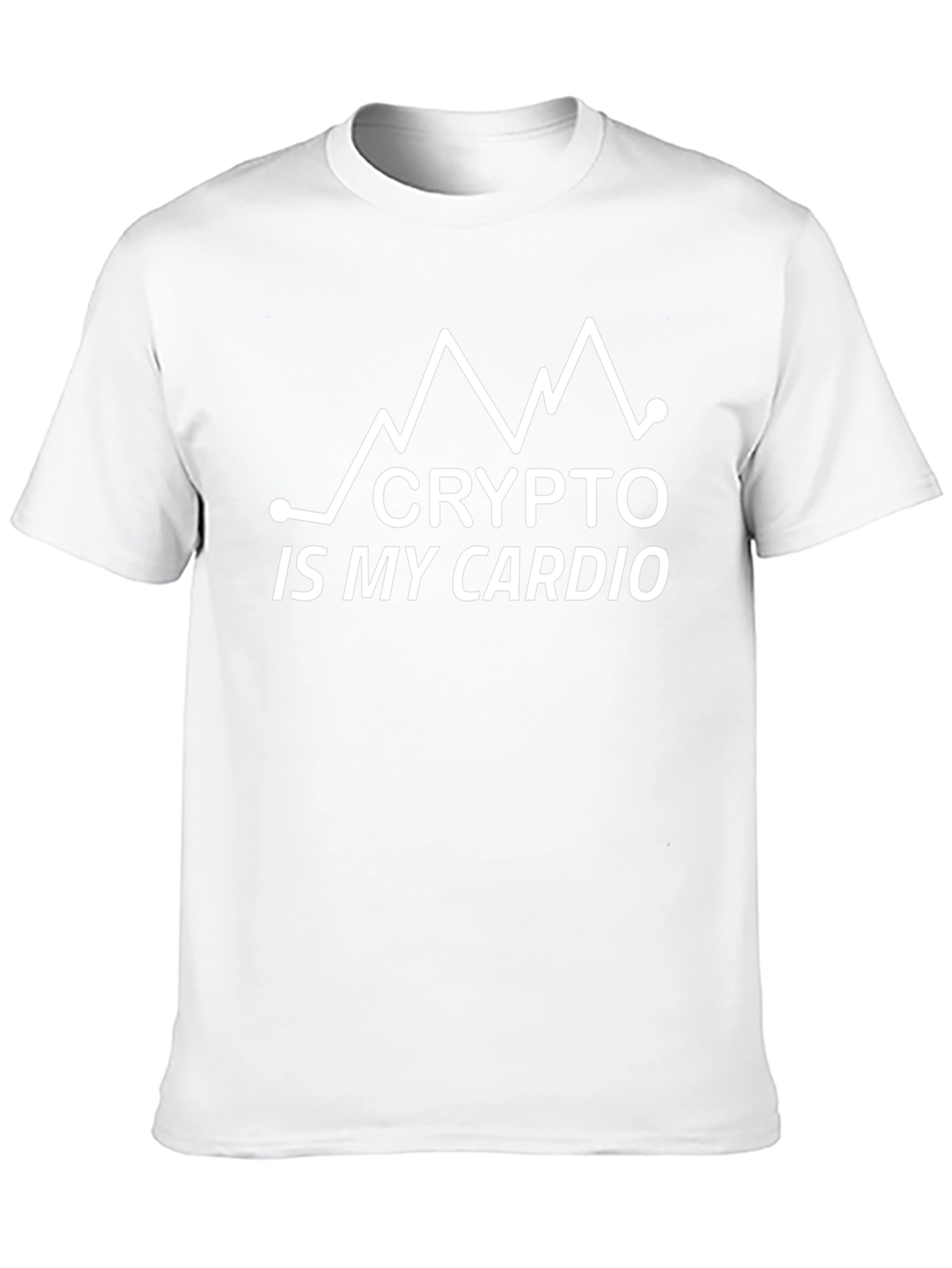 Crypto Is My Cardio Black T-Shirt