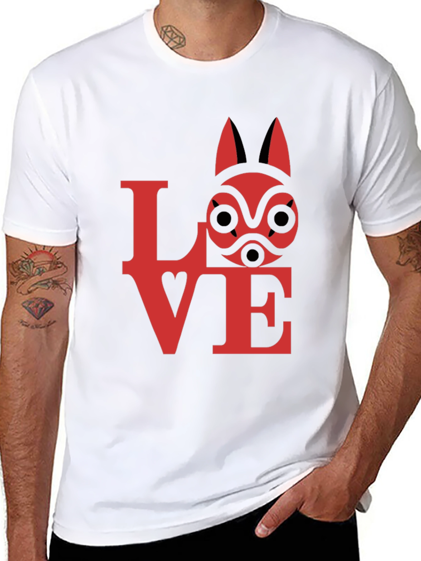 Love Mononoke T-Shirt - Unique Graphic Tee